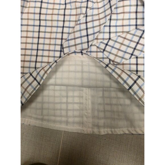 Bella Bliss Girls Plaid Dress NWT Puff Sleeves Bow Tie Size 4 Lined - Picture 6 of 7